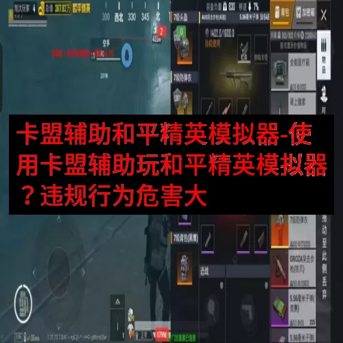 卡盟辅助和平精英模拟器-使用卡盟辅助玩和平精英模拟器？违规行为危害大
