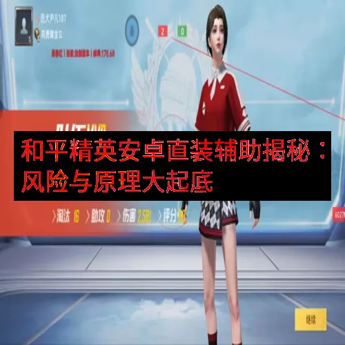 和平精英安卓直装辅助揭秘：风险与原理大起底