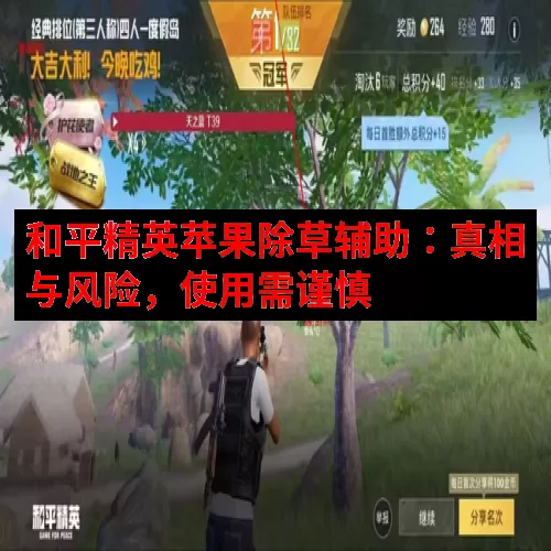 和平精英苹果除草辅助：真相与风险，使用需谨慎