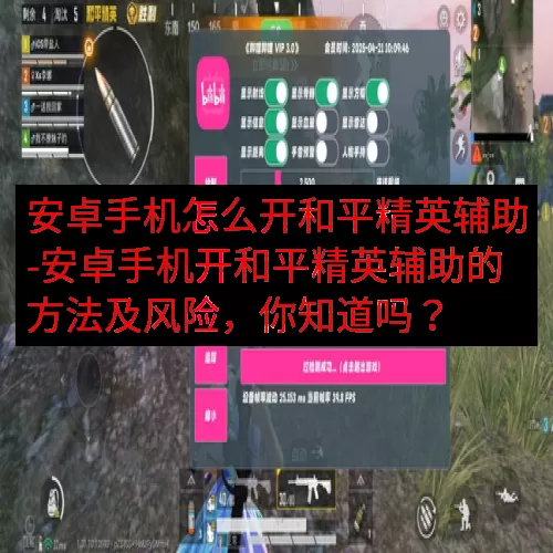 安卓手机怎么开和平精英辅助-安卓手机开和平精英辅助的方法及风险，你知道吗？