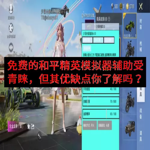 免费的和平精英模拟器辅助受青睐，但其优缺点你了解吗？