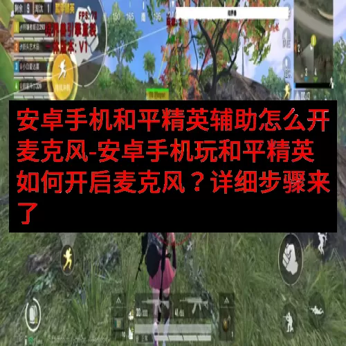 安卓手机和平精英辅助怎么开麦克风-安卓手机玩和平精英如何开启麦克风？详细步骤来了