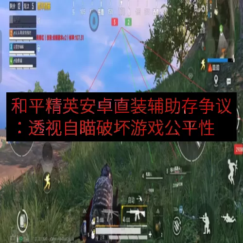 和平精英安卓直装辅助存争议：透视自瞄破坏游戏公平性